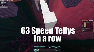 63 Speed Tellys in a row || World Record