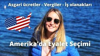 Amerika'da Hangi Eyalette Yaşanır? Asgari Ücretler, Vergiler, İş olanakları ve Ekonomi