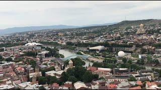 Narikala Fortress, Peace Bridge, Old Town (Post pandemic Tourism started in Tbilisi, Georgia)