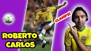 The Best Brazilian Defender - Roberto Carlos shows us how to defend - Reaction