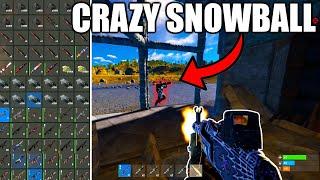 The CRAZIEST SNOWBALL to Boxes of LOOT - Rust Console Edition