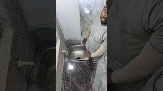 Kitchen Sink Install Manually | Rainbow Marble & Tiles