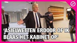 WILDERS: 'NSC werkt ons tegen, bij wijziging asielwetten VALT HET KABINET'