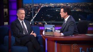 Tom Hanks talks about Wright State with Stephen Colbert