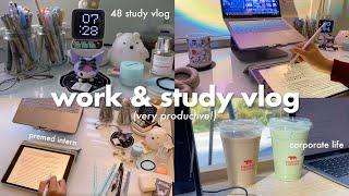 productive vlog  balancing study & corporate life, coping with stress, morning routine, how i edit