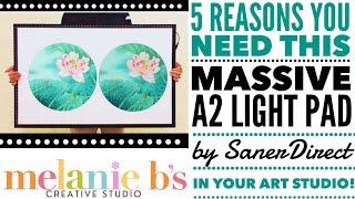 5 Reasons Why You "MUST HAVE" This A2 X-Large Light Pad by SanerDirect | Unboxing Review | Melanie B