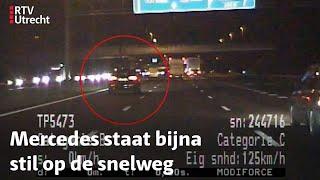 Verkeerspolitie: bumperklevende Mercedes rijdt onder invloed  | RTV Utrecht