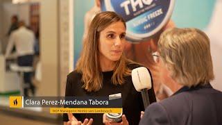 Clara Perez-Mendana Tabora (NGP Managerin Heintz van Landewyck) im snTV Messegespräch 2022