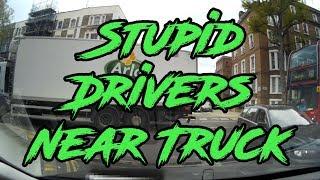 DrivenMad - Stupid Drivers When Truck Is Turning - London Dashcam