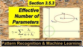 3.5.3 Effective Number of Parameters - Pattern Recognition and Machine Learning