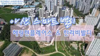 [아산 음봉] 스마트밸리 해링턴플레이스 & 한라비발디 드론영상 (2023년 8월)