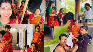 বাড়ির সবাই মিলে কাকা বাড়িতে খাওয়া দাওয়া পরের দিন //আর বাড়ির সব মেয়েরা এক হয়েছি বাপের বাড়ি |