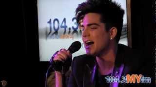 Adam Lambert "Never Close Our Eyes" Live Performance @ 104.3MYfm