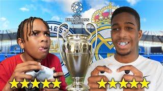 HE GOT MAD! MANCHESTER CITY vs REAL MADRID FIFA 22 GAMEPLAY MTG GAMING CHAMPIONS LEAGUE PREDICTOR!