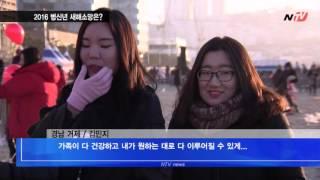 [NTVNEWS] 2016년 새해 소망 인터뷰