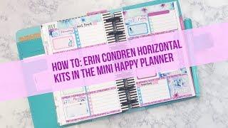 Using Erin Condren Horizontal Kits in the Mini Happy Planner