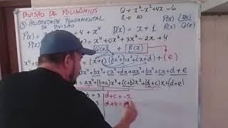 10/08 - Matemática 3° EM - Divisão de polinômios parte 1