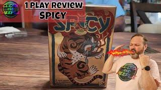 1 Play review | Spicy | HeidelBÄR Games