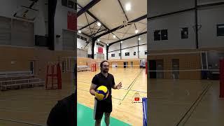 How to aim your serve #volleyball #basics