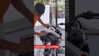Ceramic Coating Bullet Standard 350 | Bs4 Bullet | #shorts #youtubeshorts #bullet #viral