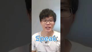 how to say "Speak" in Chinese #学习中文 #learnchinese #learningchinese #chinesevocabulary #mandarin