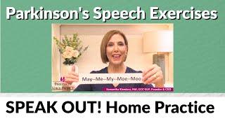 9/1/2023 Parkinson's Speech Exercises