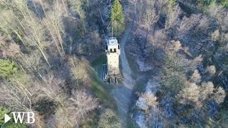 Drohnenflug über den Bismarckturm in Herford