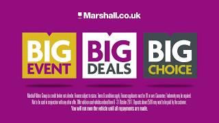 Marshall Motor Group BIG EVENT - 6 to 31 October 2017