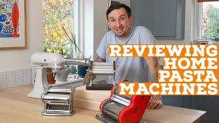 Testing domestic Pasta machines - with Mateo Zielonka The Pasta Man