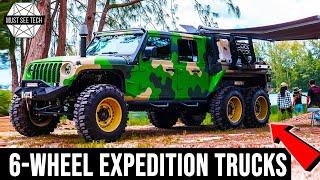 Best 6-Wheel Expedition Vehicles and Extreme 6x6 Overlanding Trucks