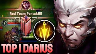 WILD RIFT PENTAKILL DARIUS  - TOP 1 DARIUS GAMEPLAY - CHALLENGER RANKED