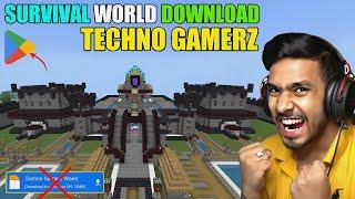 How To Download TECHNO GAMERZ Minecraft World | MCPE