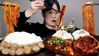 mukbang, spicy, kimchi.