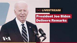 LIVE: President Joe Biden delivers remarks from the White House| VOA News