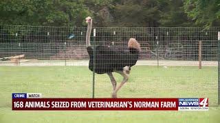 168 animals, some exotic, seized from OKC veterinarian's farm