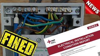 Huge Fine For Electrical Test Certificate!