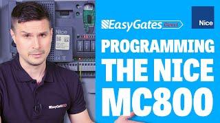 Nice MC800 - Complete programming guide