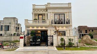 Touring 8-Marla Mini Palace Style House in Phase 9 DHA Lahore.