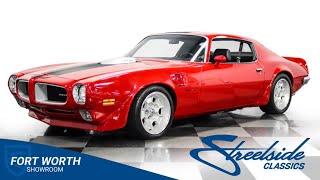 1972 Pontiac Firebird Restomod 6952-DFW for sale | Charlotte, Atlanta, Dallas, Tampa, Phoenix, ...