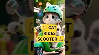   What's REALLY Going On When Kittens Ride Scooters #cat #catlovers