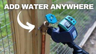 Add a Water Spigot Anywhere In Your Yard, Extend a Hose Bib Water Faucet and Install Drip Irrigation