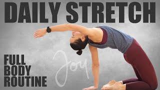 Full body DAILY STRETCH routine - Beginner gentle