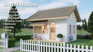 Small cute house muji style for singles #smallhousedesign #tinyhouse  #mujihouse