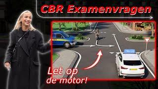 Nieuwe CBR auto theorie examen vragen