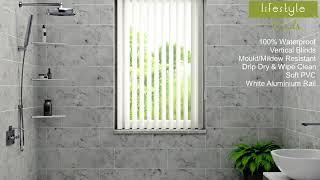 100% Waterproof made to measure Vertical Blinds