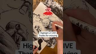 Highlight of LIVE Thanks for enjoying #fanart #invincible #conquest #drawinglive #livehighlights