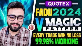 best strategy for quotex trading 2024 sureshot magic V pattern Biggest Secret strategy binary option