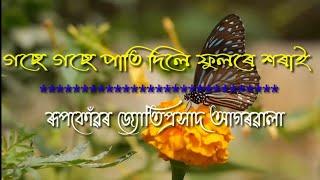 গছে গছে পাতি দিলে ফুলৰে শৰাই ( Gose Gose Pati Dile Fulore Shorai)