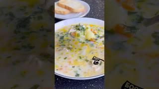 Куриный сливочный суп. Всего лишь 20 минут и готово 