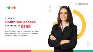 myCPE Unlimited Access - Starting at $199 Annually